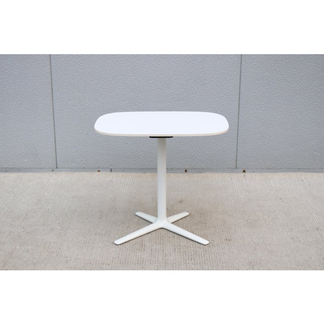 Modern Modern Davis Furniture Lift Height Adjustable White Rectangle Occasional Table For Sale - Image 3 of 18