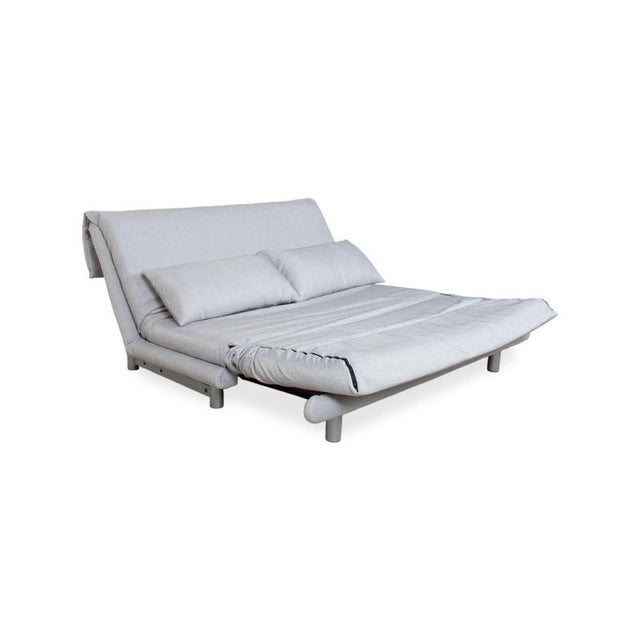 Ligne Roset Multy Fabric Three-Seater Grey Manual Function Sleeper Sofa in Verano 600 from Ligne Roset For Sale - Image 4 of 14