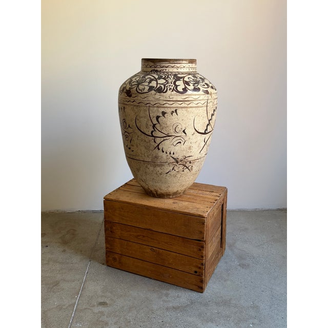 Antique Chinese Cizhou Style Pottery Jar, Ming Dynasty Period For Sale In New York - Image 6 of 12