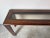 Wood Vintage Macassar Ebony Console Table With Smoked Glass Inset Top by Baker Furniture/ Sold For Sale - Image 7 of 12