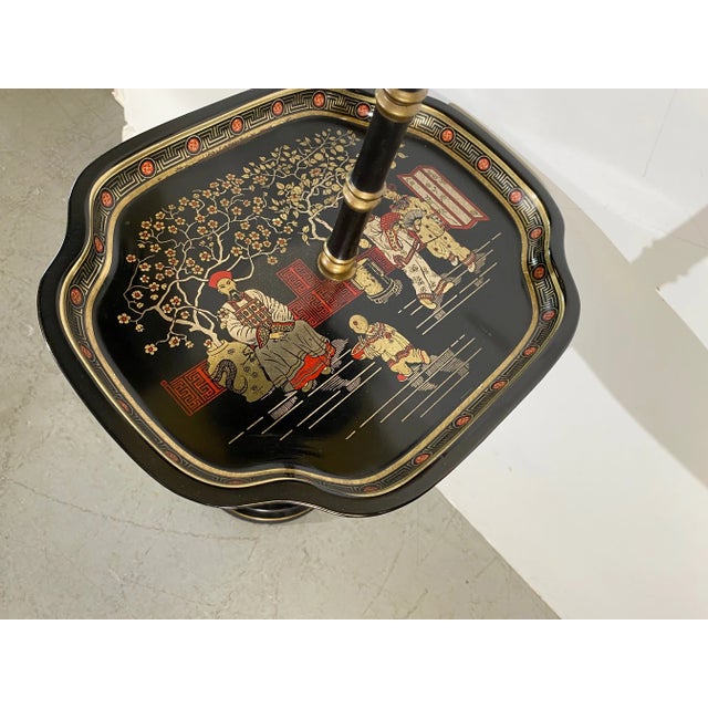 Chinaserie Floor Lamp For Sale - Image 4 of 4