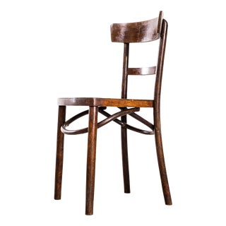 Pretzel Base Bentwood Dining Chair, 1950s For Sale