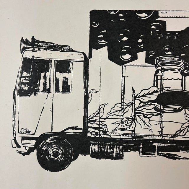 David Ellis “Mason Jar” Screen Print Ap Signed Barn Stormers For Sale In Cleveland - Image 6 of 8