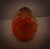 Mid-Century Modern Murano Art Orange Glass Egg, Italy, 1980s For Sale - Image 6 of 11