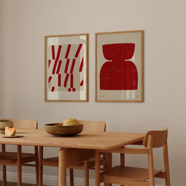 2020s Contemporary Minimalist Abstract Giclee Prints - Set of Two For Sale - Image 5 of 6
