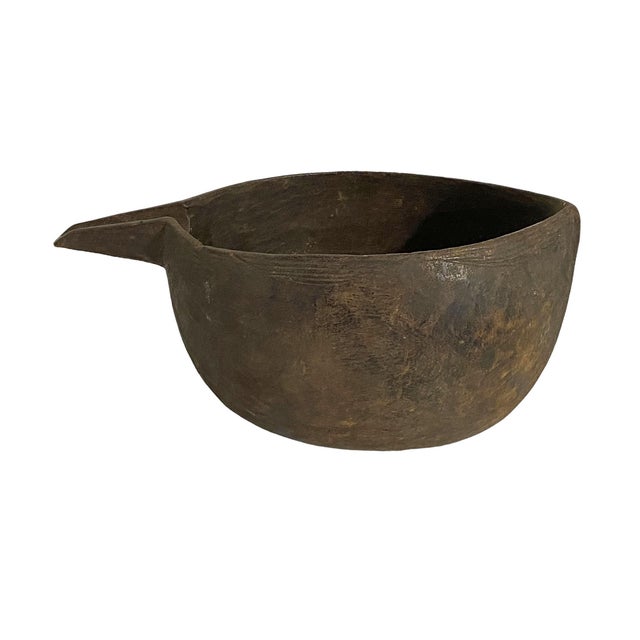 Superb Vintage Kuba Wooden Cup Congo 5.5" W For Sale - Image 4 of 7