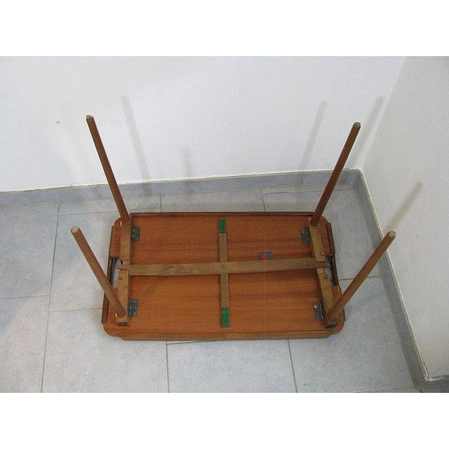 Folding Teak and Oak Serving Tray by Aase Dreieri Ganddal, Norway, 1960s For Sale - Image 10 of 18