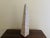 Late 20th Century Neoclassical Marble Obelisk in Variegated Brown and Tan Stone For Sale - Image 11 of 12