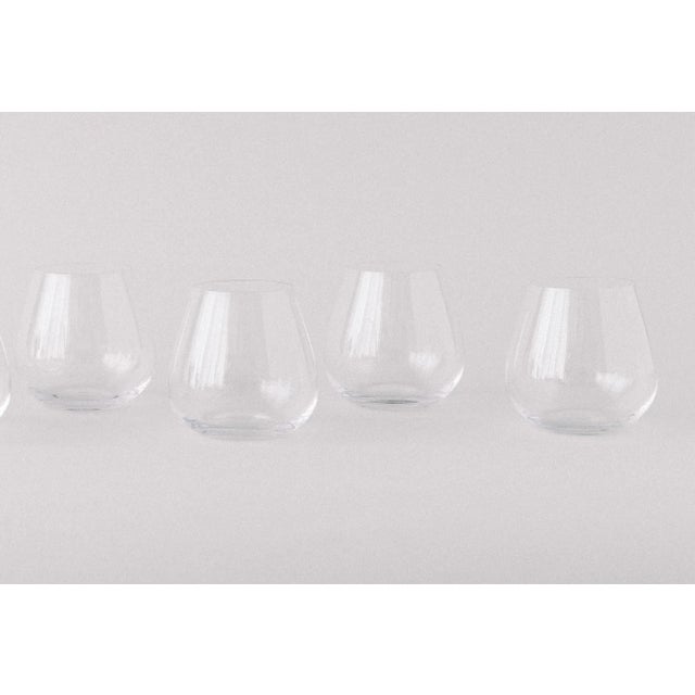2020s Siren Beverageware Clear Short Stemless - Set of 4 For Sale - Image 5 of 5
