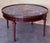 French Provincial Early 20th Century French Provincial Bouillotte Mahogany with Marble Top Round Coffee Table For Sale - Image 3 of 18