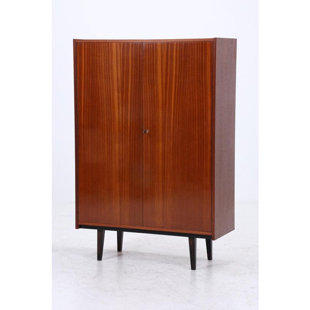 Vintage High-Gloss Cabinet in Wood, 1960s For Sale - Image 6 of 16
