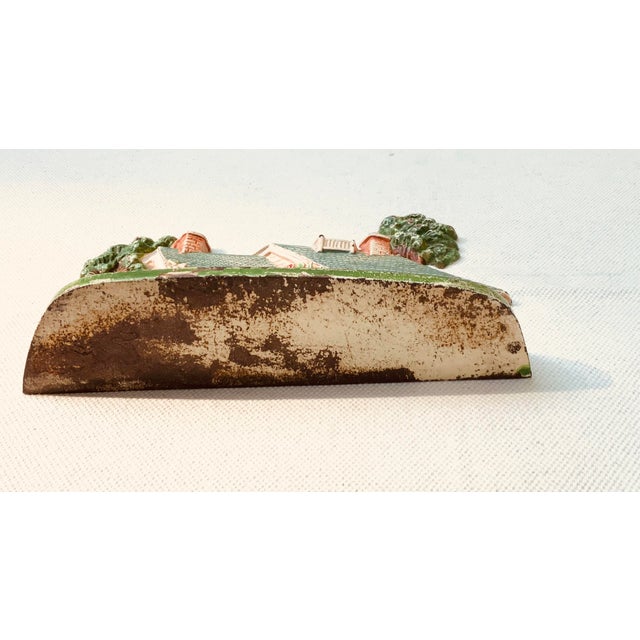 Vintage Hubley Cast Iron Cottage Doorstop #211 - American Victorian, Cape Cod Style For Sale - Image 10 of 12