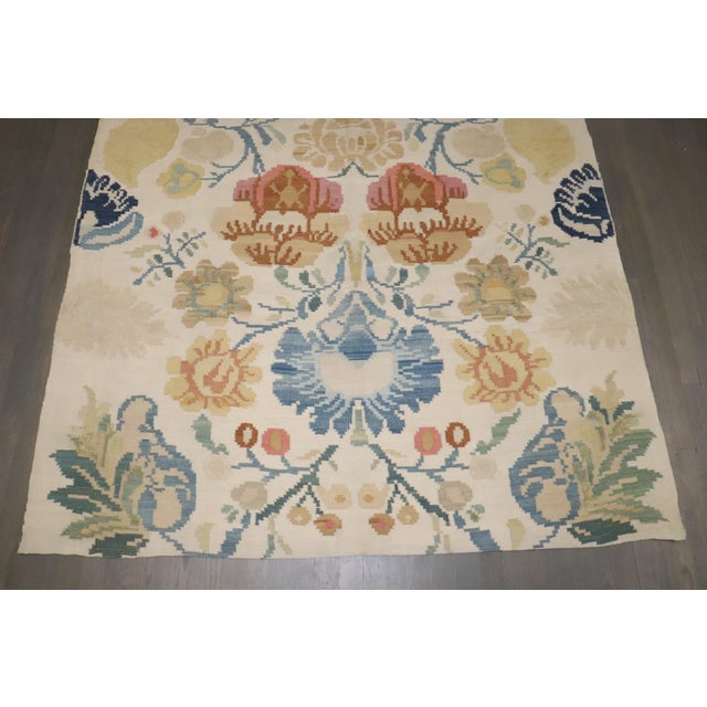 Late 19th Century Zabihi Collection European Besserabian Balkan Kilim - 5'7" x 9'3" For Sale In New York - Image 6 of 11