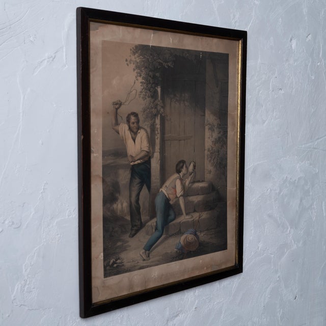 Every Rose Has a Thorn - French Lithograph, C.1860s For Sale - Image 4 of 6