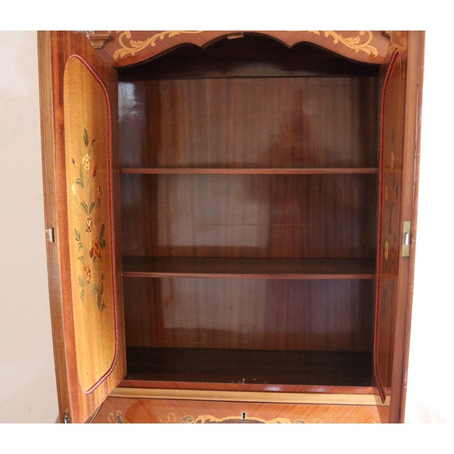 Baroque Inlaid Trumeau, 1960s For Sale - Image 9 of 15