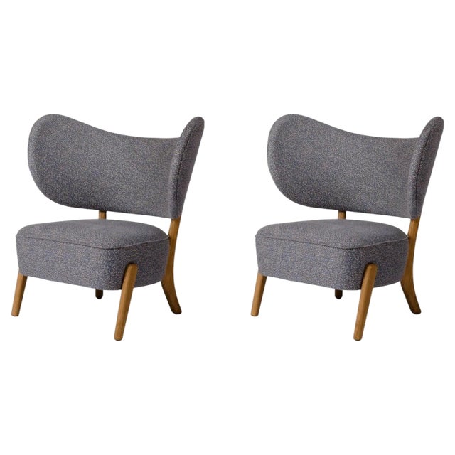 Set of Jennifer Shorto / Kongaline & Seafoam Tmbo Lounge Chairs by Mazo Design For Sale