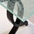 Wood Modern Glass Top Console Table For Sale - Image 7 of 7