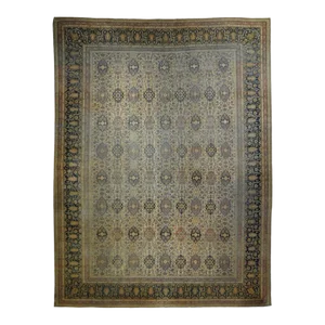 Late 19th Century Antique Kashan Rug 10'3'' x 13'6''