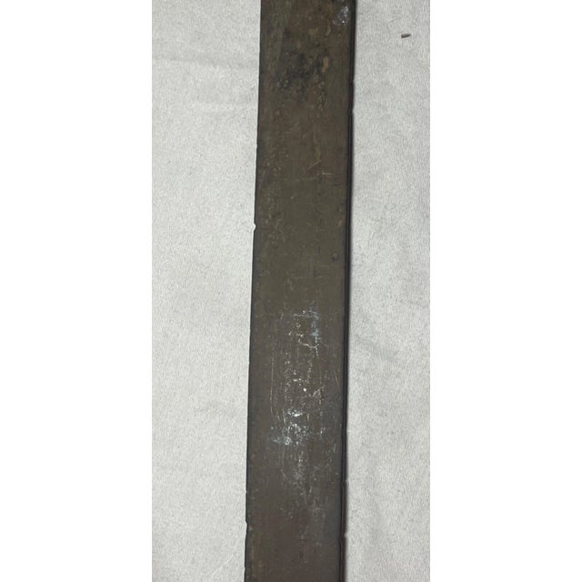Share Rare Antique 19th Century European Figural Brass Bronze Steel Sword Dagger Blade For Sale - Image 17 of 17