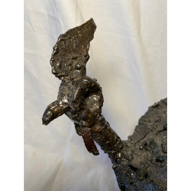 Reclaimed Metal Handmade Guinea Fowl For Sale - Image 4 of 8