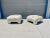 Cream 1960s Vintage Ottomans - a Pair For Sale - Image 8 of 13
