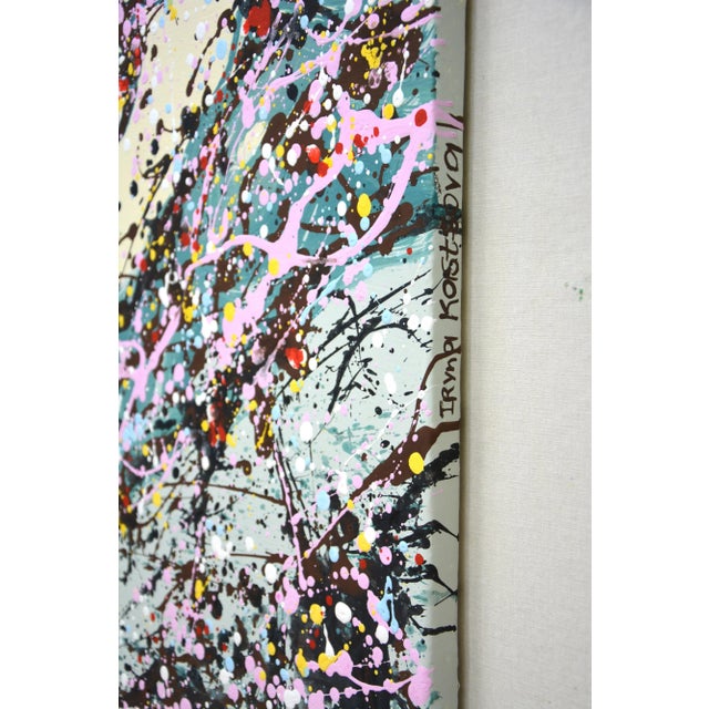 Abstract Wavy Expression 2.Modern Original Painting. Iryna Kastsova For Sale - Image 3 of 9