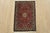 Farmhouse Fine Bidjar Rug 1’5” X 2’1” Red Wool Vintage Traditional Hand-Knotted Carpet For Sale - Image 3 of 6