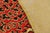 Textile Vintage Zeki Müren Rug With Red and Gold Geometric Pattern From Rug & Kilim For Sale - Image 7 of 8