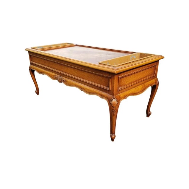 De Bournais French Provincial Rafraichissoir Cooler Cocktail Coffee Table For Sale - Image 4 of 9