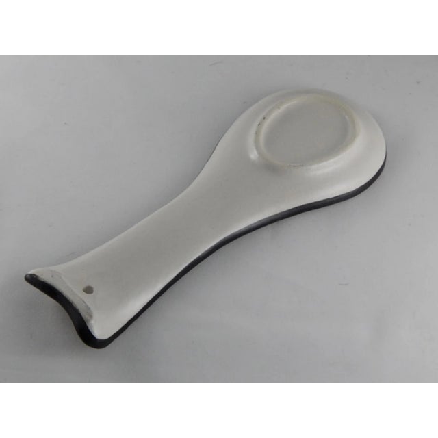 Early 21st Century Handmade Chinaware Spoon Rest - Turkish Ceramic For Sale - Image 5 of 6