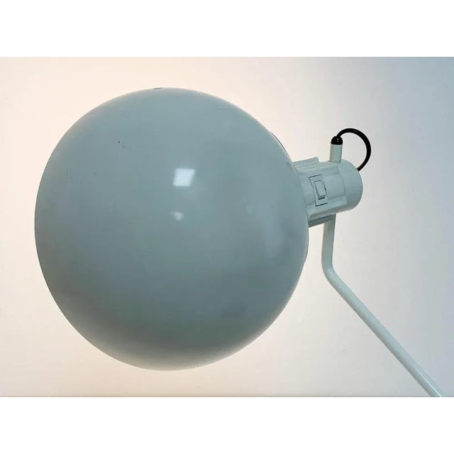 Adjustable Desk Lamp in White and Black from Guzzini, Italy, 1970s For Sale - Image 6 of 16
