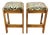 Brutalist Danish 1970s Mid-Century Brutalist Danish Style Counter Bar Stools - A Pair For Sale