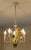 1970s Italian Mid-Century Tole Five Light Chandelier With Gathered Blue Flowers, Grasses and Wheat Stalks For Sale In New York - Image 6 of 18