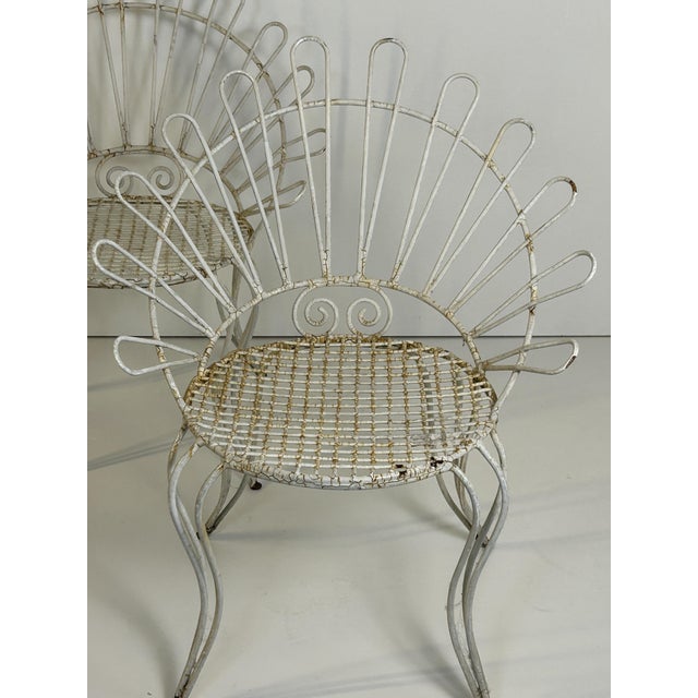 1960s Vintage Outdoor Chairs, 1960s, Set of 6 For Sale - Image 5 of 10