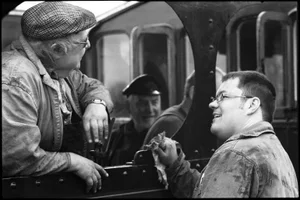 Paul Cooklin, Locomotive Engineers, Silver Gelatin Photograph