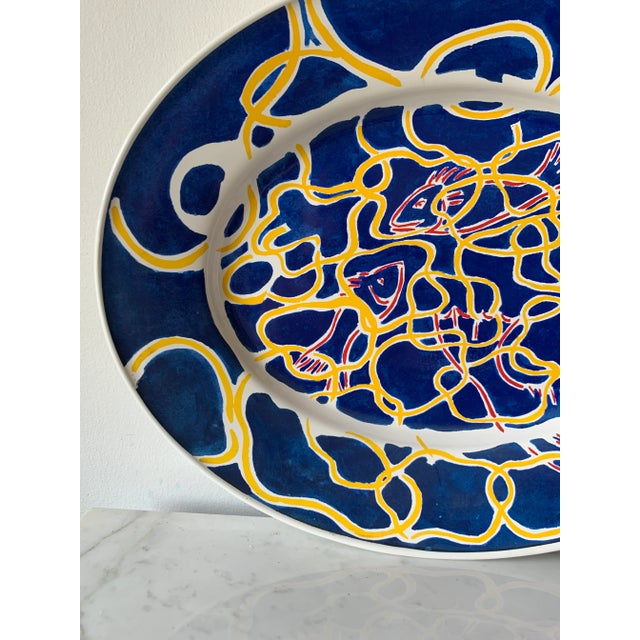 Massive Museum Edition Platter by Artist Robert Llimós, 1997 For Sale - Image 9 of 13
