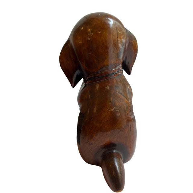 Brush Holder in Carved Wood, 1920s For Sale - Image 11 of 13