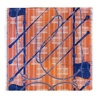 Contemporary Hermes Fabric: Classic Style For Sale