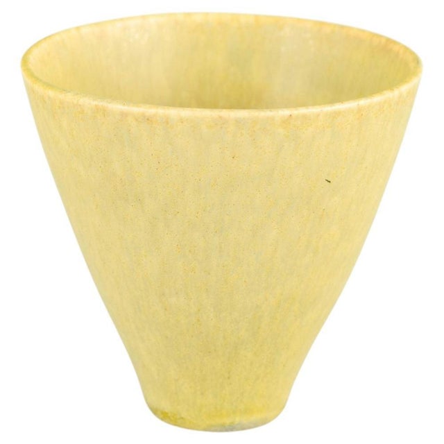 1960s Scandinavian Studio Pottery Ceramic Vase attributed to Gustavsberg, 1960s. For Sale - Image 5 of 5