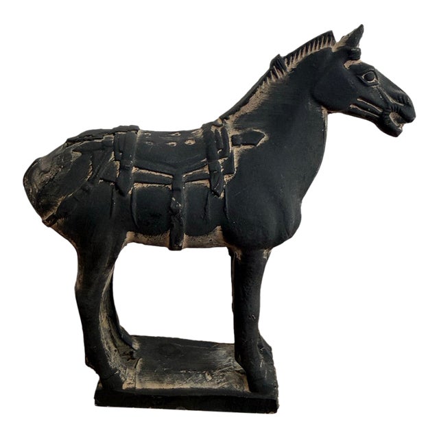 1980s Chinese Pottery Tang Horse For Sale