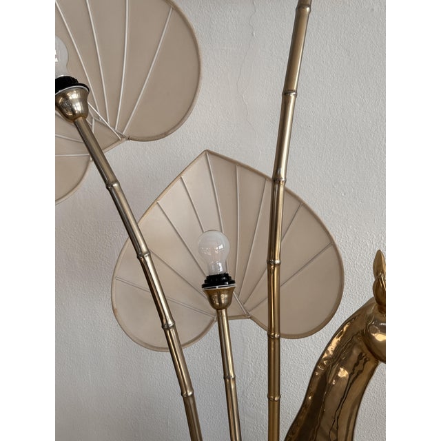 Brass 3-Light Giraffe Floor Lamp attributed to Antonio Pavia, 1970s For Sale - Image 14 of 18