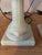 American Pair of 19th Century Milk Glass Base Electrified Oil Lamps For Sale - Image 3 of 9