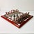1950s Vintage Frank Lloyd Wright Arts & Crafts Boho Chic Stained Glass Chess Set - Set of 33, Atrributed For Sale - Image 15 of 18