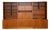 1960s Hundevad Danish Teak 3-Piece Modular Wall Unit & Secretary, 128" For Sale