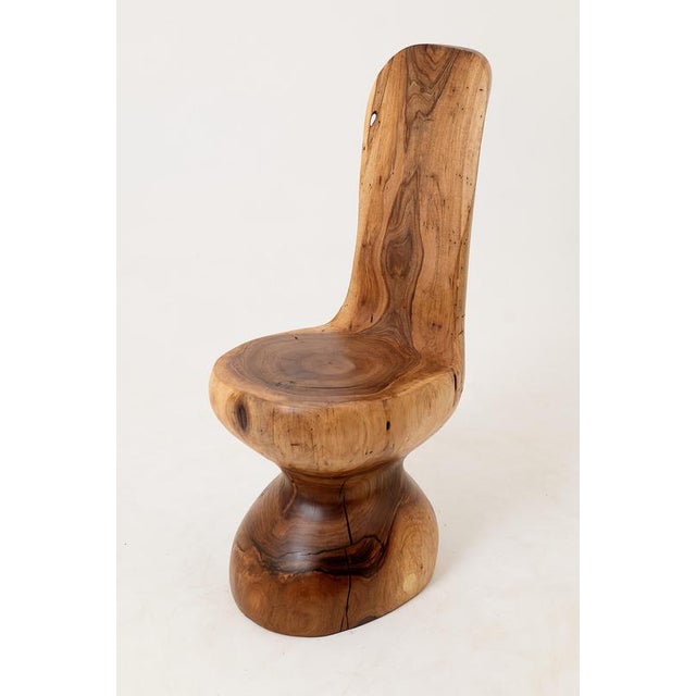 Chair in Walnut Wood by Logniture For Sale - Image 4 of 18