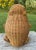 Vintage Mid 20th Century Rattan Wicker Frog Accent Storage Basket For Sale - Image 4 of 11