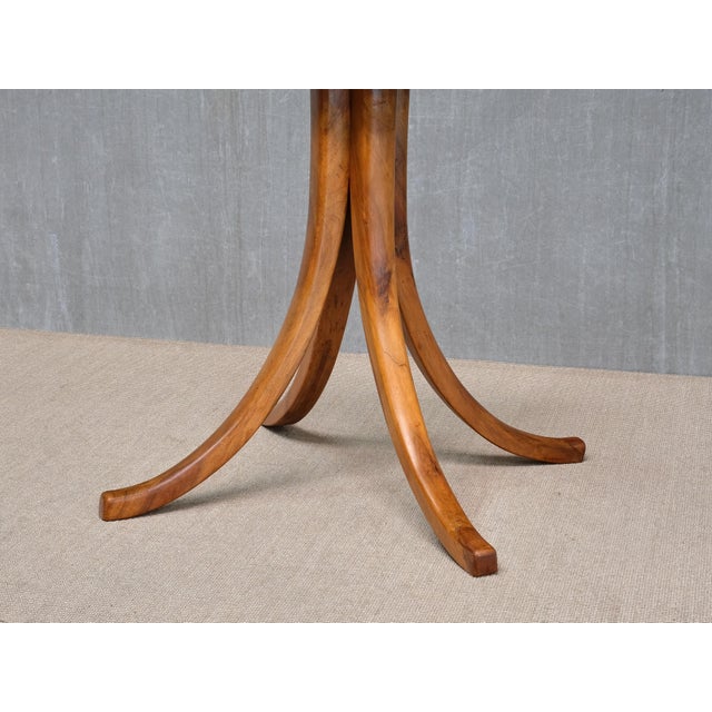 Sculptural Round Dining Table in Walnut by Osvaldo Borsani for Atelier Borsani Varedo, 1945 For Sale - Image 9 of 15