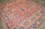 Blue Square Antique Persian Heriz rug no. j5327 For Sale - Image 8 of 9