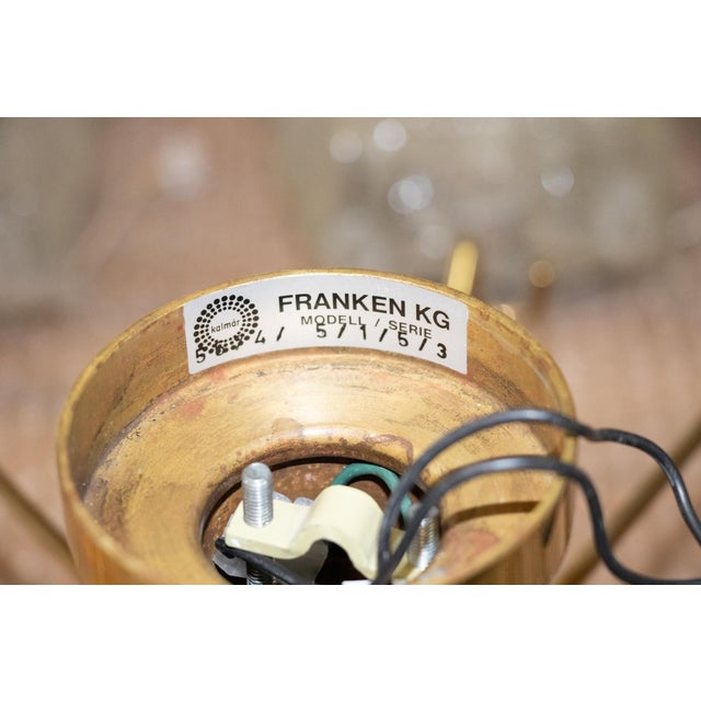 Murano Glass Flush Mount in Glass and Brass from Kalmar, 1960s For Sale - Image 14 of 16