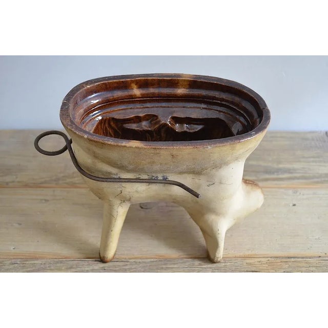 Antique Sheep Baking Form, 1850s For Sale - Image 4 of 10